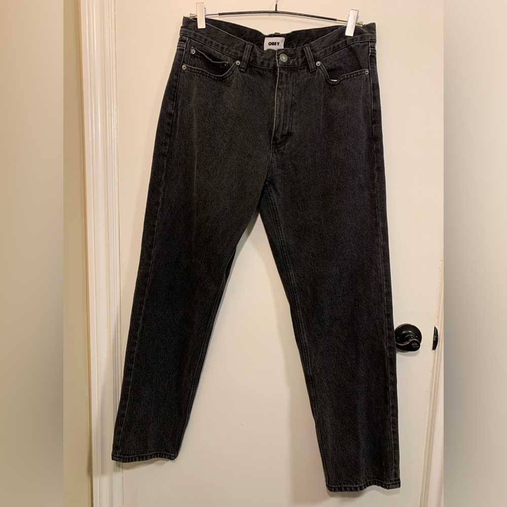 OBEY Black Denim Jeans